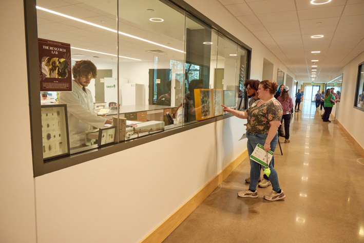 view from outside laboratory